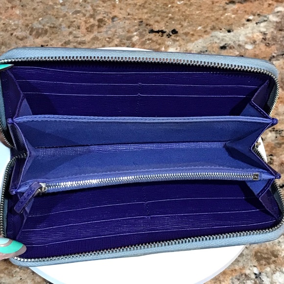 FENDI Monster Long Zip Around Leather Wallet 😍💜🔥 - Picture 7 of 17